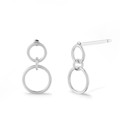 Boma Double Round Loop Studs