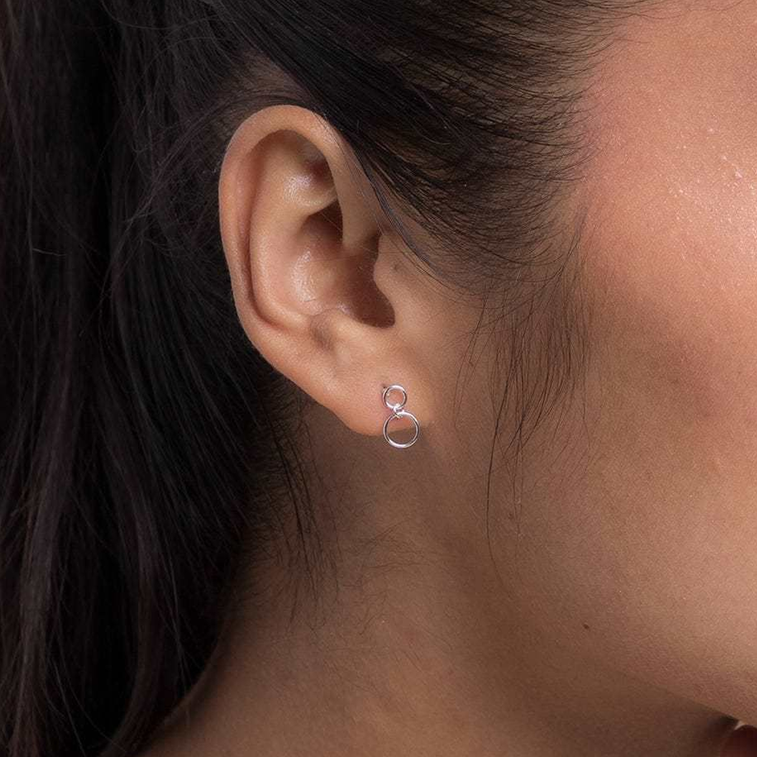 Boma Double Round Loop Studs