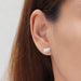 Boma Sterling Silver Post Earrings - Bear Shiny    