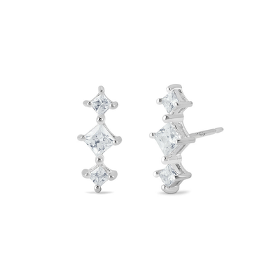 BOMA Clare 3-Dot Cubic Zirconia Studs