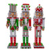 Red, Green or White With Stripes & Polka Dots 15" Nutcracker (Single) - Random Style