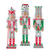 Red, Green or White With Stripes & Polka Dots 15" Nutcracker (Single) - Random Style