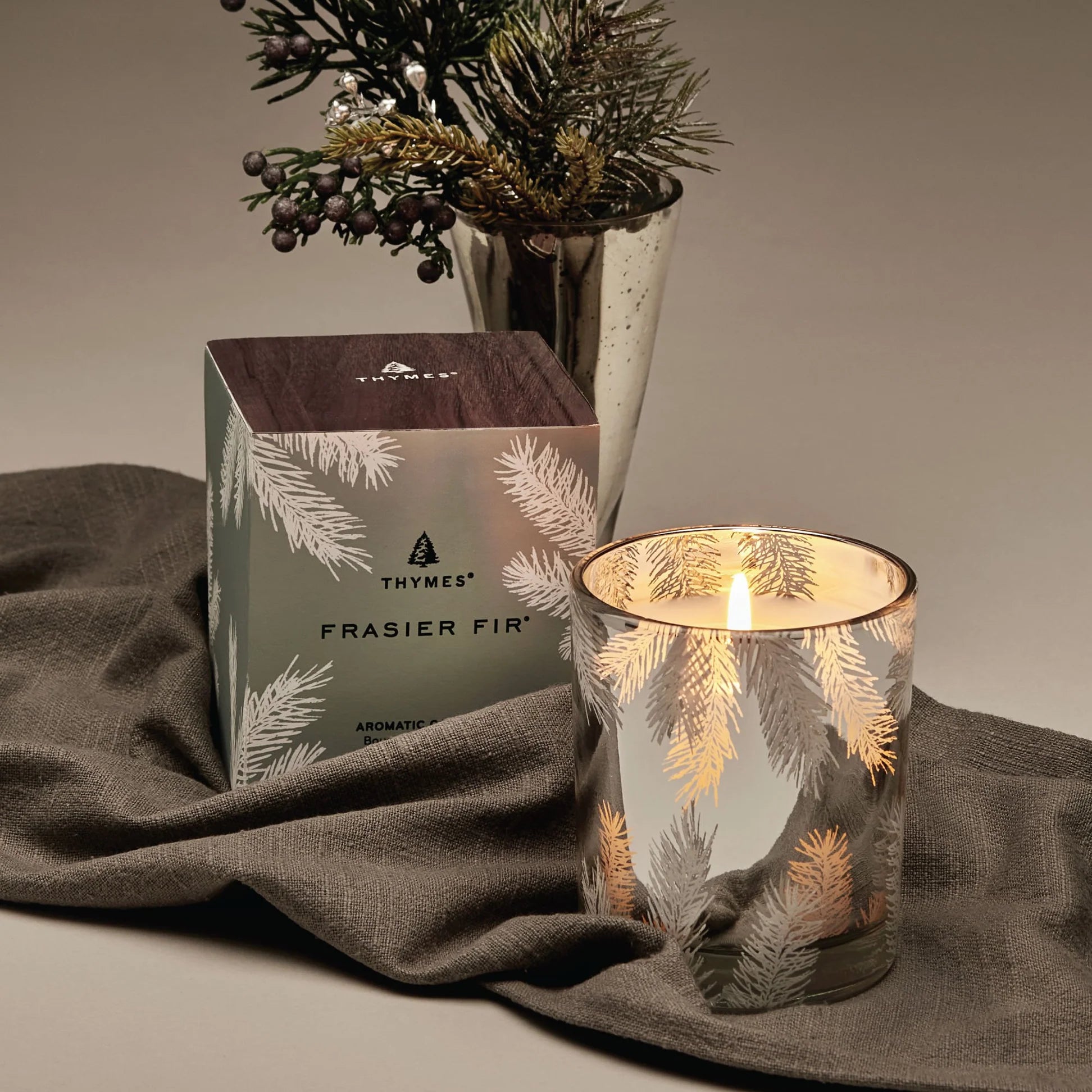 Thymes Frasier Fir Statement 6.5 Oz. Poured Candle