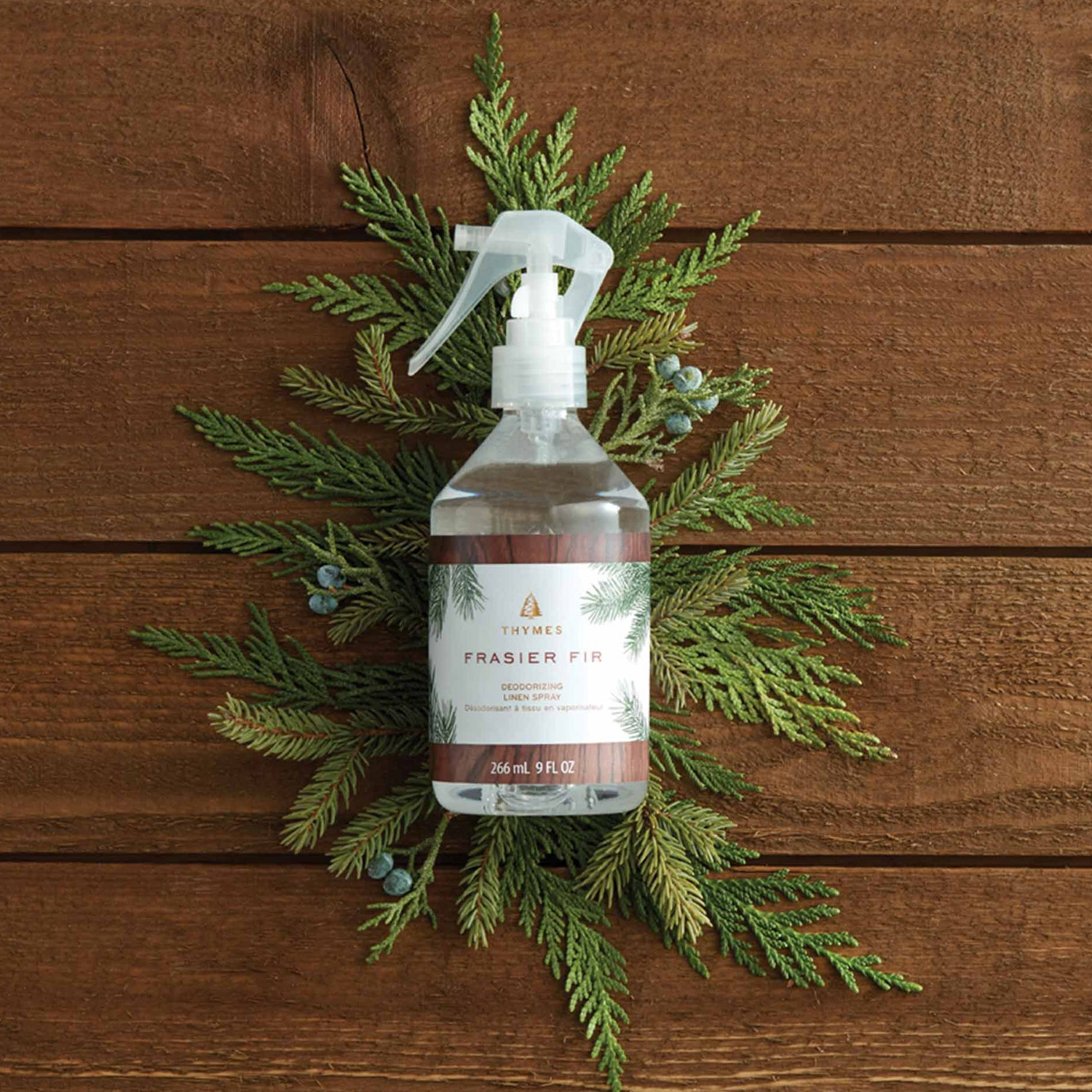 THYMES Frasier Fir Deodorizing Linen Spray