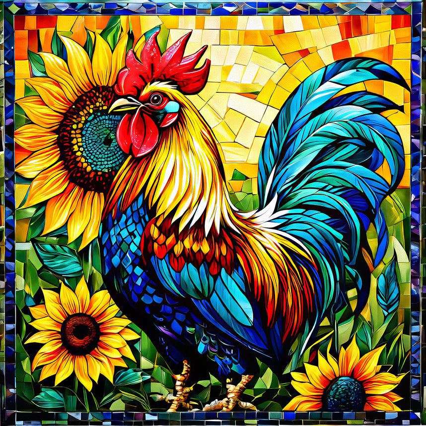 Fall Rooster 500 Piece Puzzle