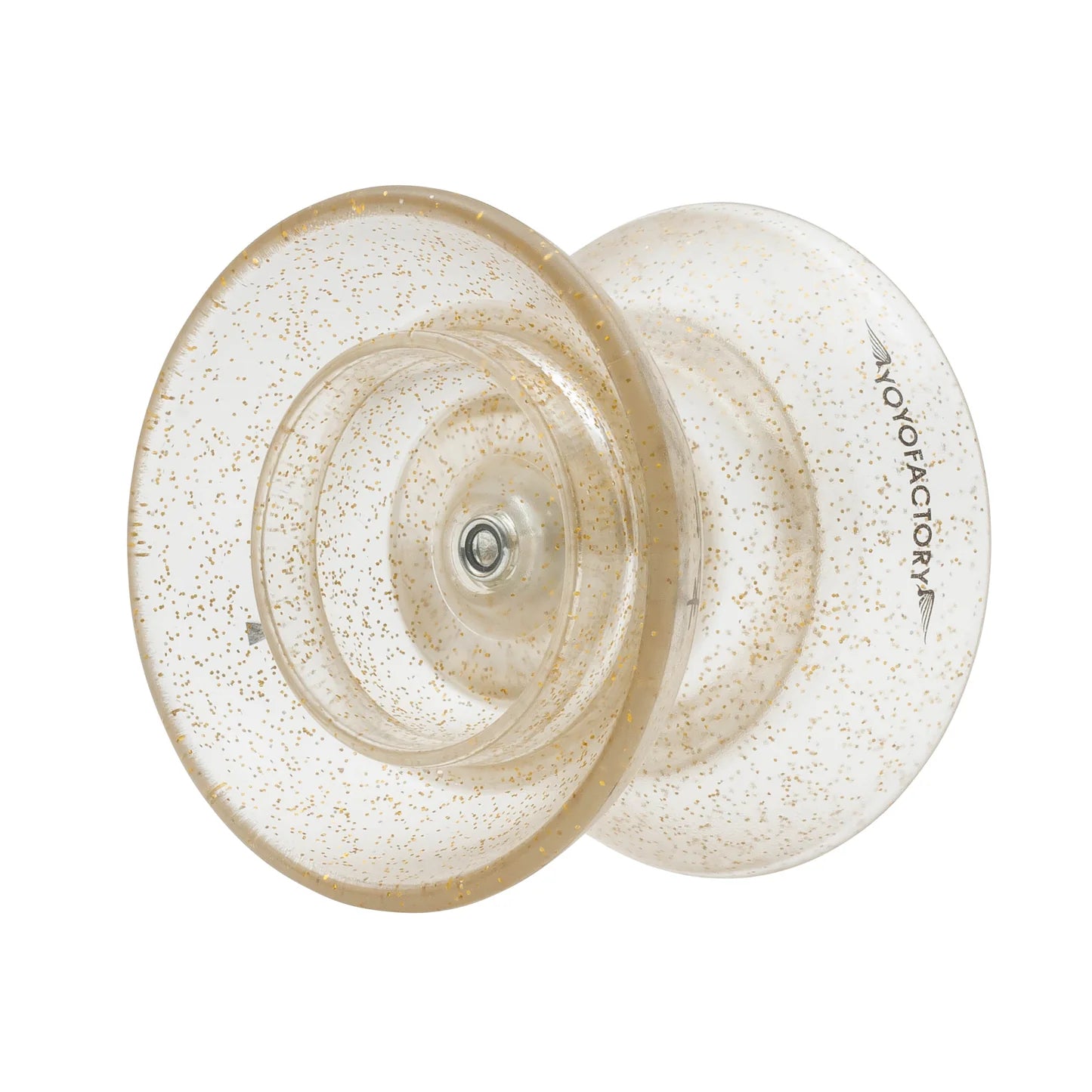YoYoFactory Flight Offstring Yo-Yo GLITTER GOLD 689076451109.8