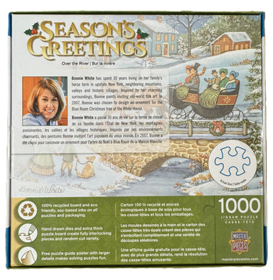 Over The River 1000 Piece Season's Greetings Puzzle