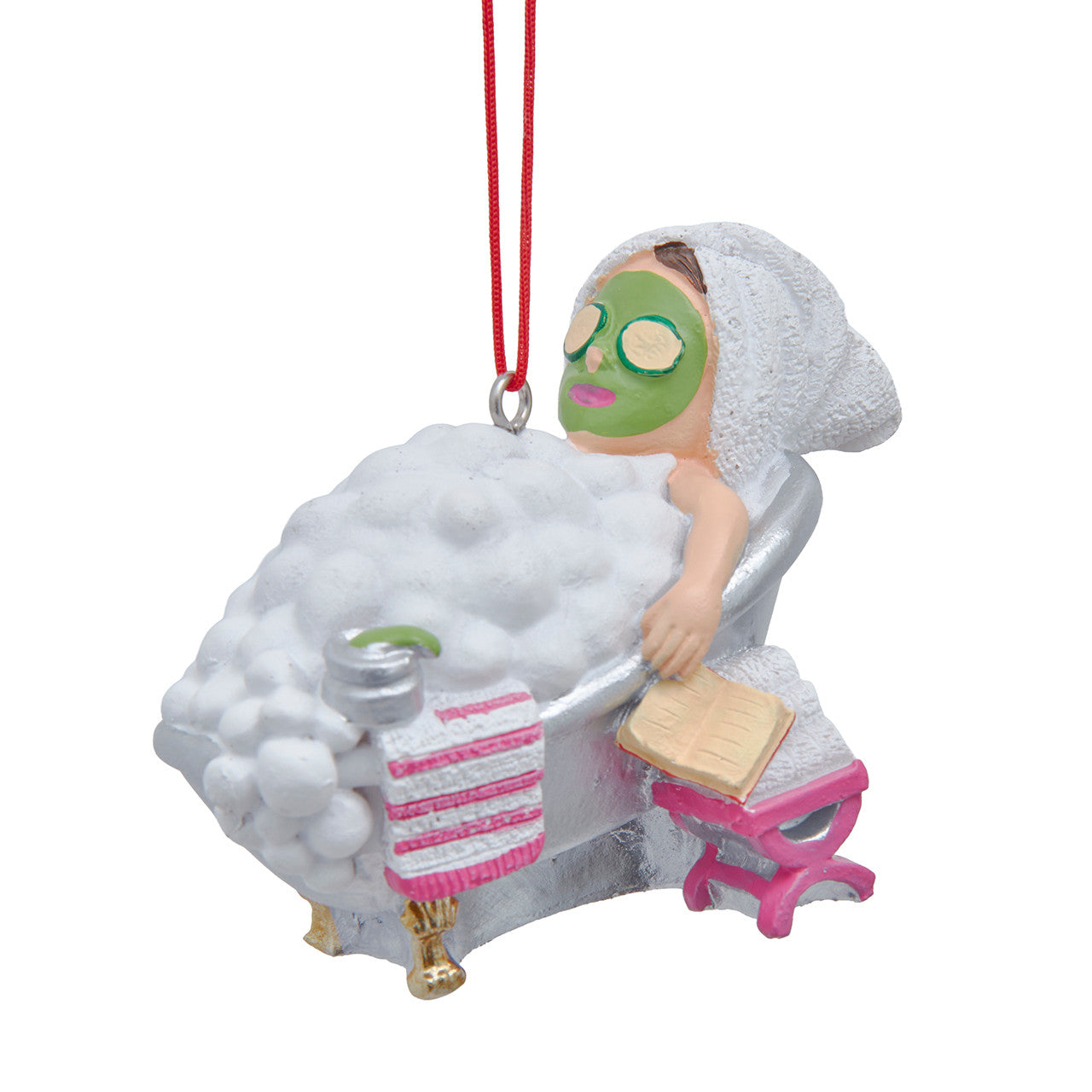 Bubble Bath Spa Girl Ornament