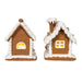 LED Gingerbread House with Santa or Snowman (Single) - Random Style