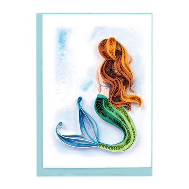 Mermaid Blank Quilling Enclosure Card
