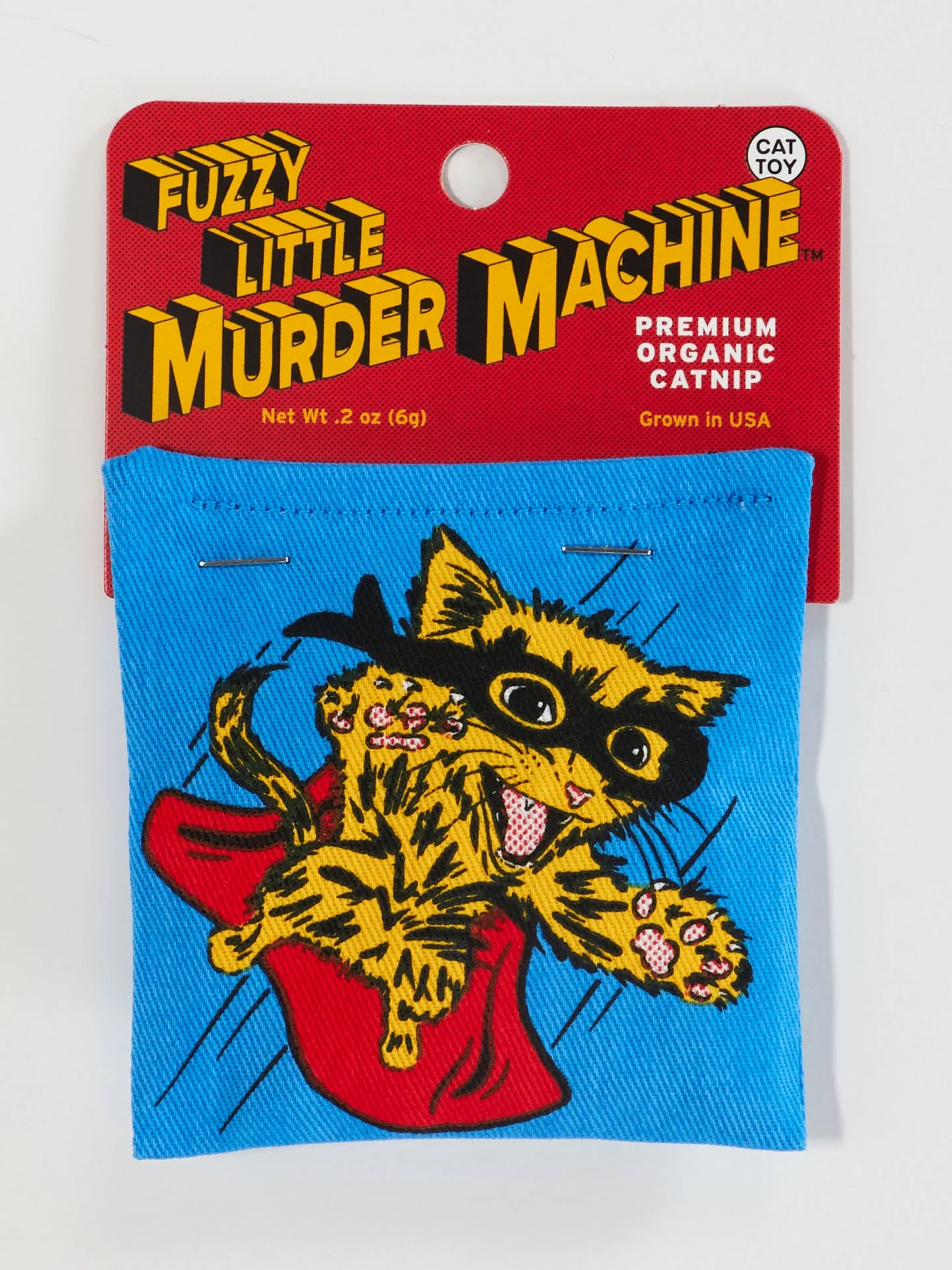 BLUQ Fuzzy Little Murder Machine Catnip Toy