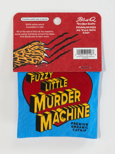 BLUQ Fuzzy Little Murder Machine Catnip Toy