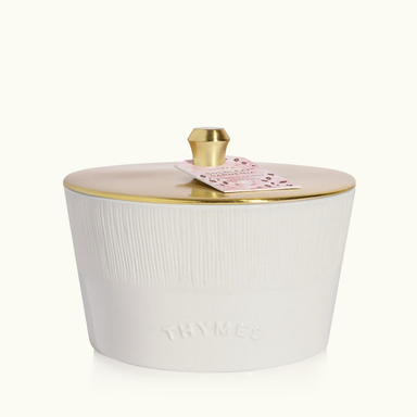 THYMS Goldleaf Gardenia Statement 3-Wick Candle