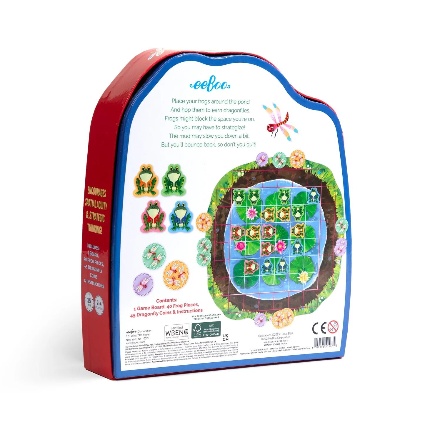 eeBoo Frog Hopkins - A Game of Strategic Hopping