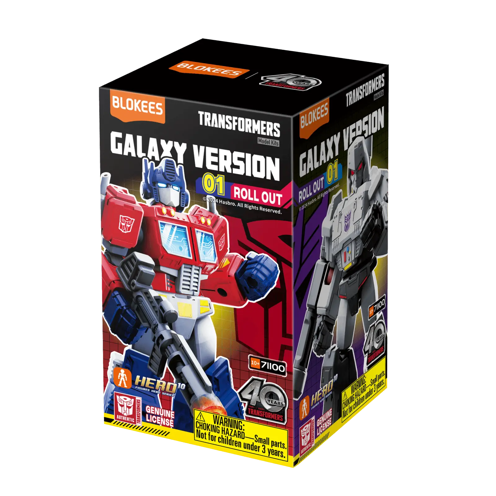 BLK Transformers Galaxy Version 01 Roll Out Mystery Box