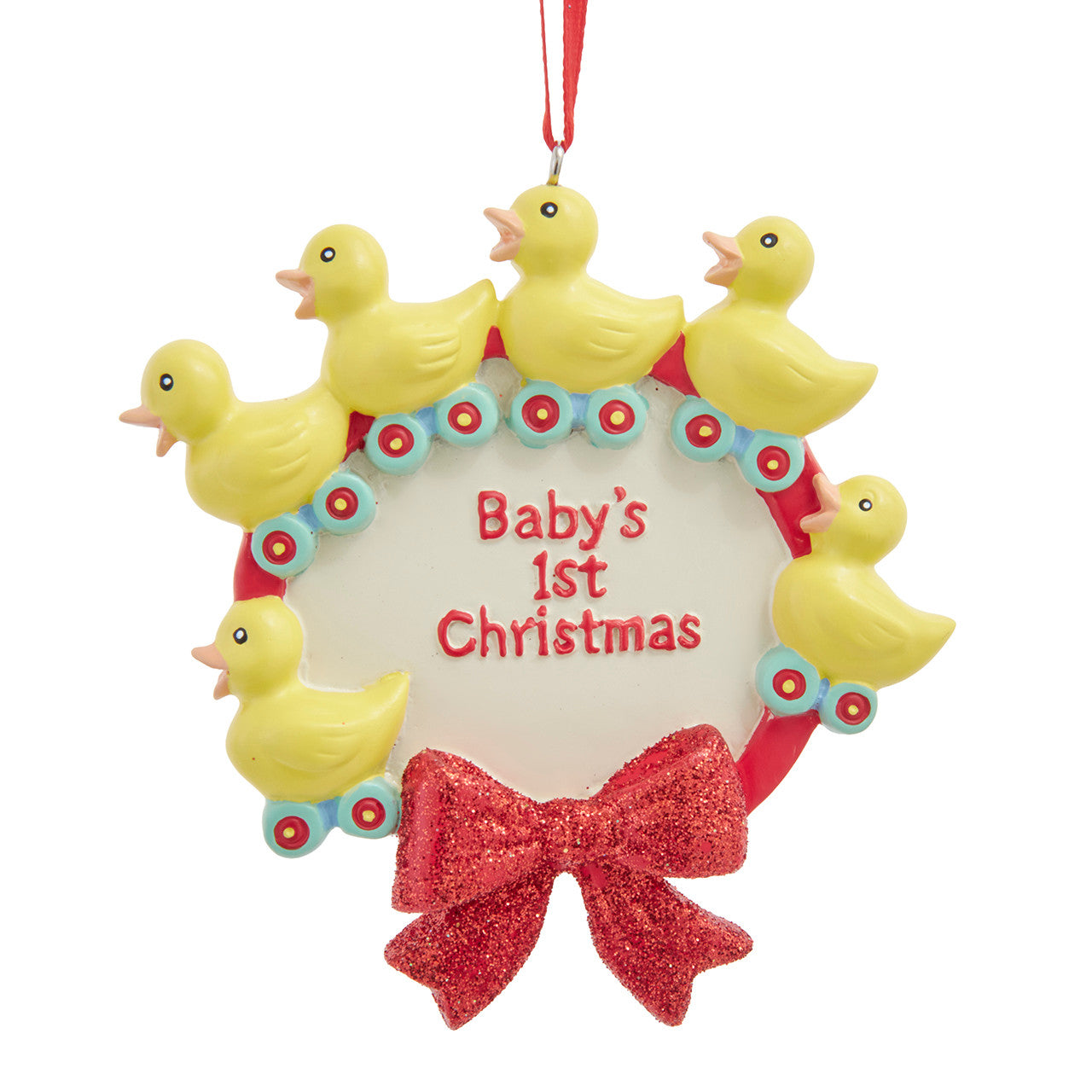 Baby's First Christmas Roller Duck Ornament
