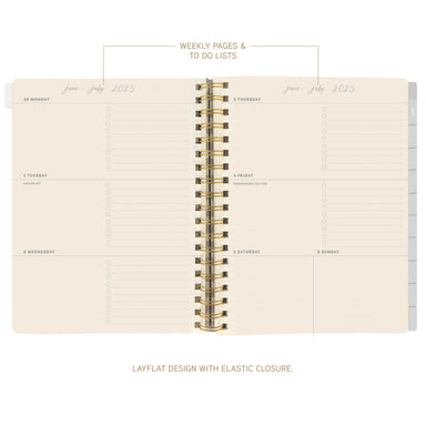 Peanuts Plan 2026 18-Month 6x8 Hardbound Spiral Planner