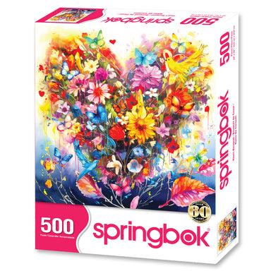 Heart Bouquet 500 Piece Puzzle