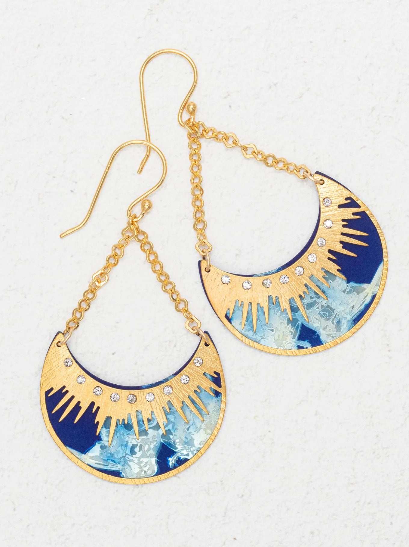 Holly Yashi Selena Earrings - Midnight Blue