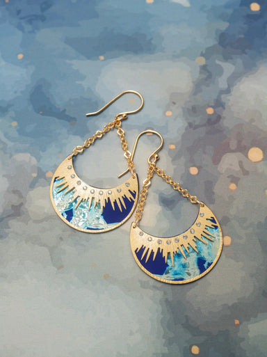 Holly Yashi Selena Earrings - Midnight Blue