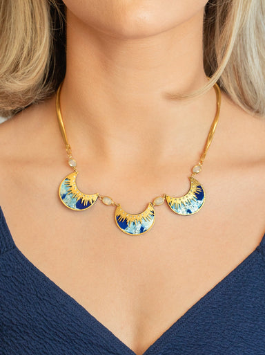 Holly Yashi Selena Necklace - Midnight Blue