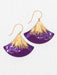 Holly Yashi Aster Earrings - Plum