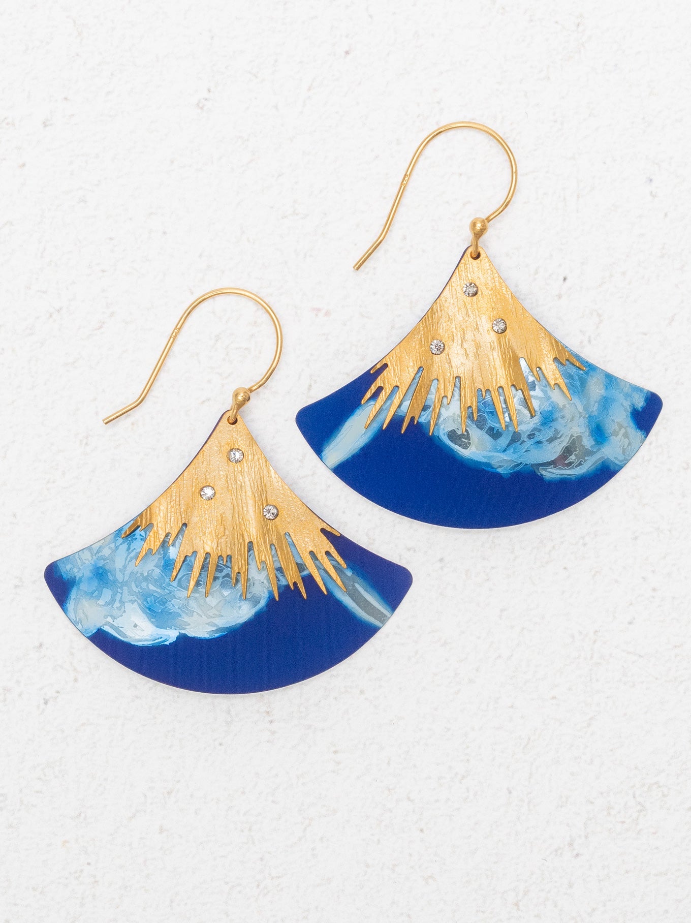 Holly Yashi Aster Earrings - Midnight Blue