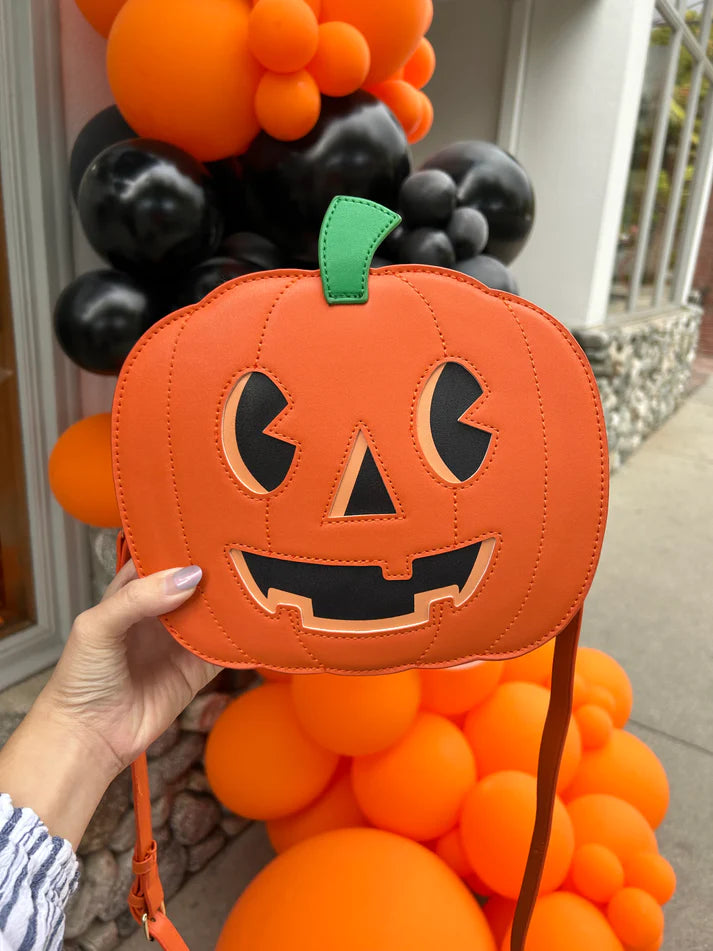 Jack O Lantern Pumpkin Handbag    