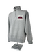 Chainmail Bear Logo Chico Quarter Zip Sweatshirt Graphite XS 3282427.1