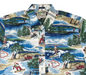 REYN SPOONER Annual Hawaiian Christmas Button Down Shirt - 2019