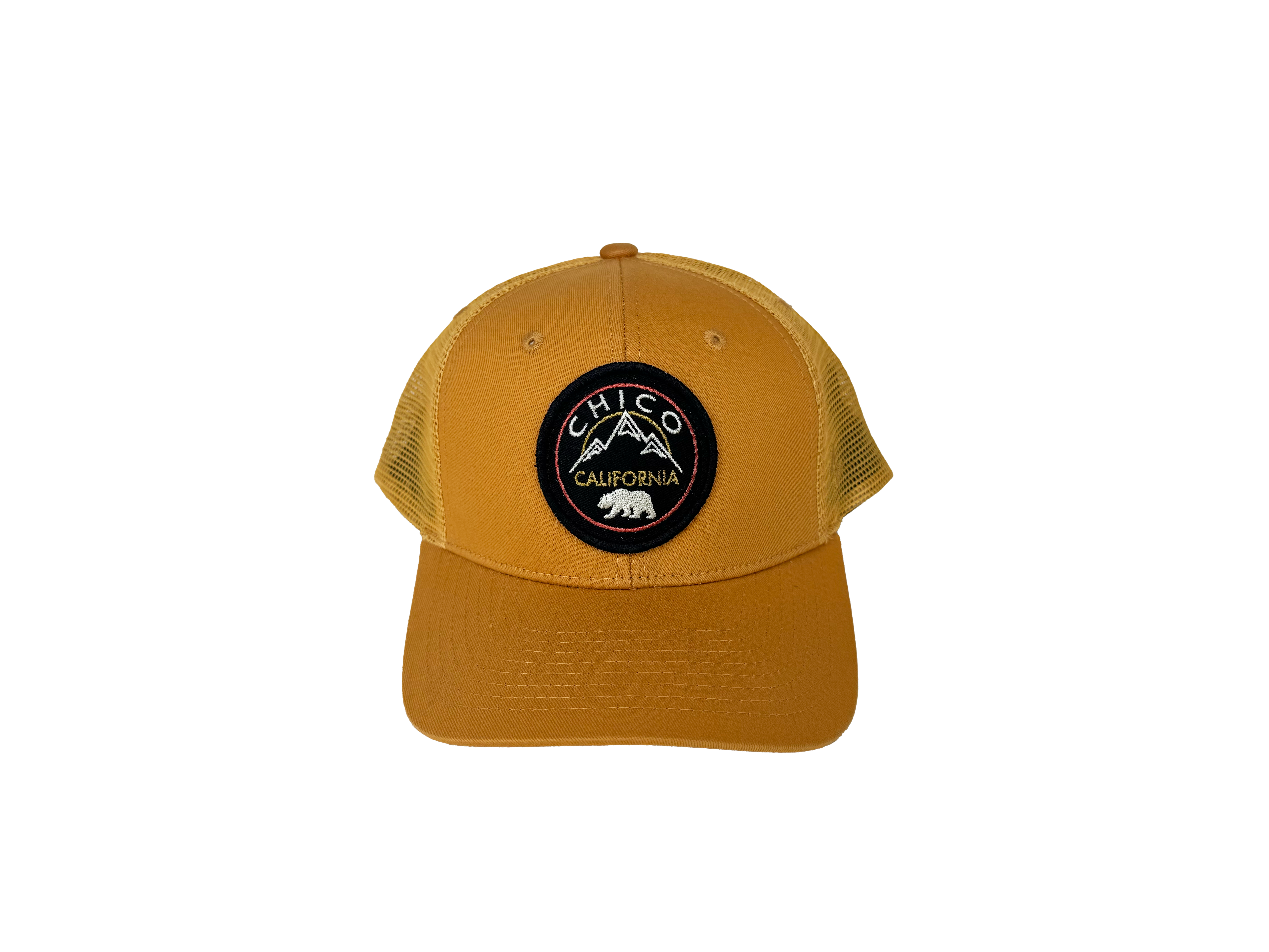 Federalist Mountain Bear Logo Chico Hat Burnt Gold 3282015.1