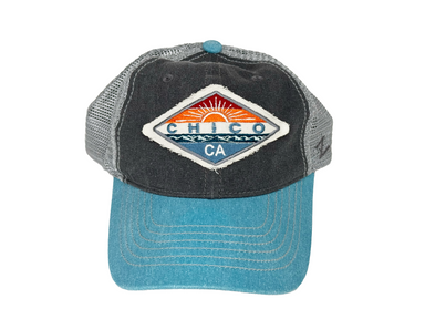 ZEPHYR Hallena Sun Logo Chico Hat Charcoal Caribbean 3282013.1