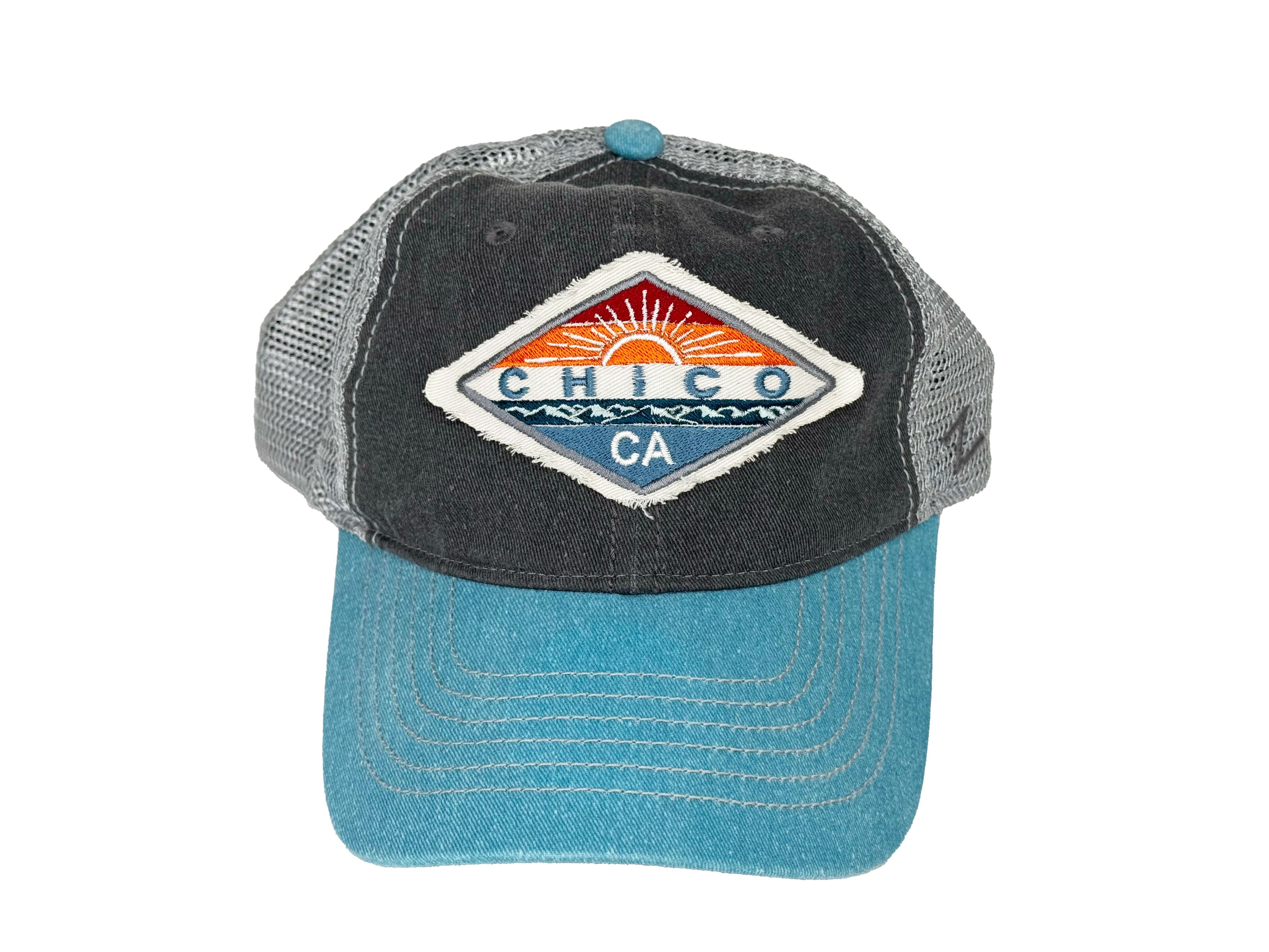 ZEPHYR Hallena Sun Logo Chico Hat Charcoal Caribbean 3282013.1
