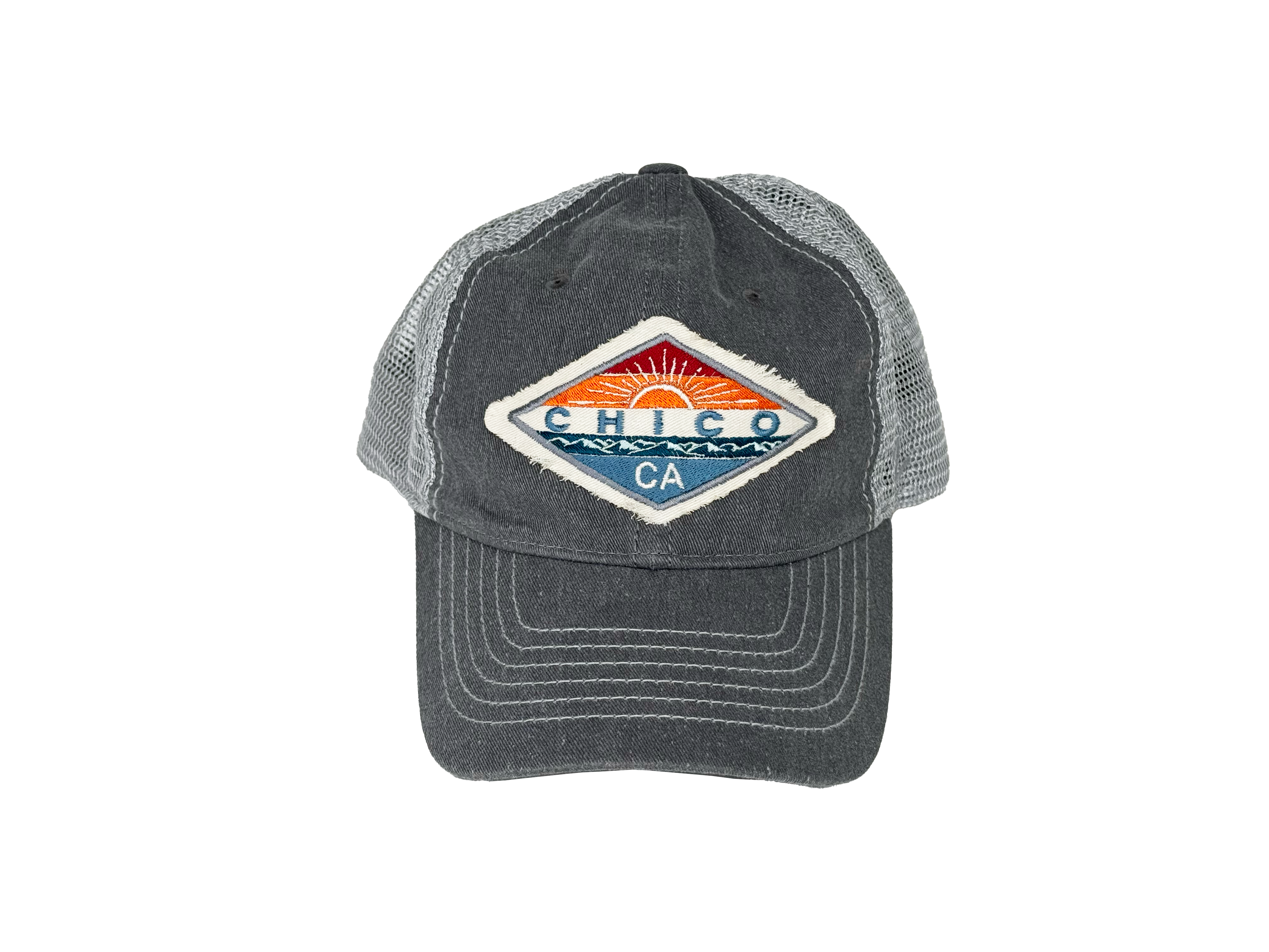 ZEPHYR Hallena Sun Logo Chico Hat Charcoal Light Grey 57781567