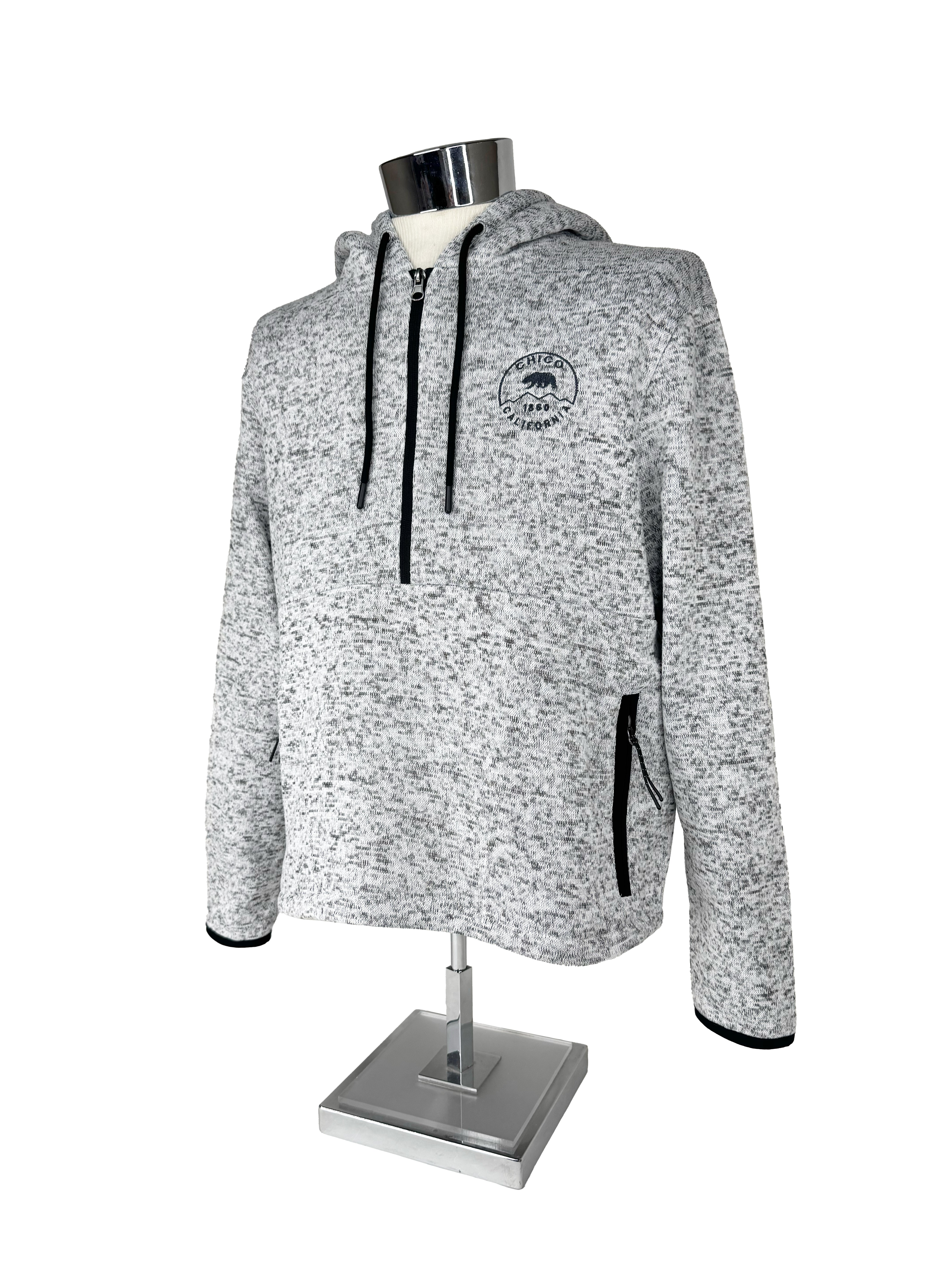 LAKESHIRTS Half Zip Sweater - Embroidered Gripe