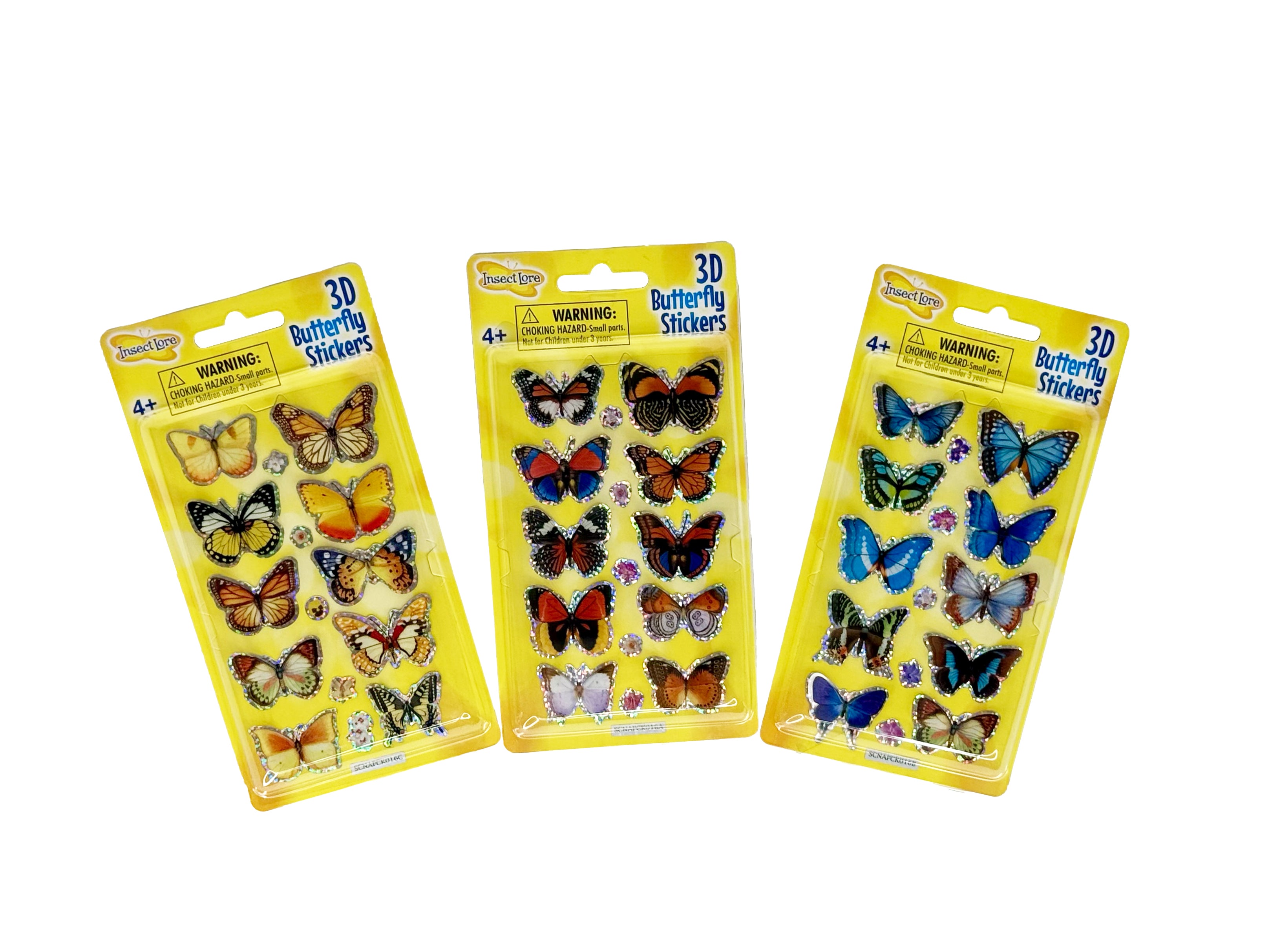 INSECT LORE 3D Foil Butterfly Stickers