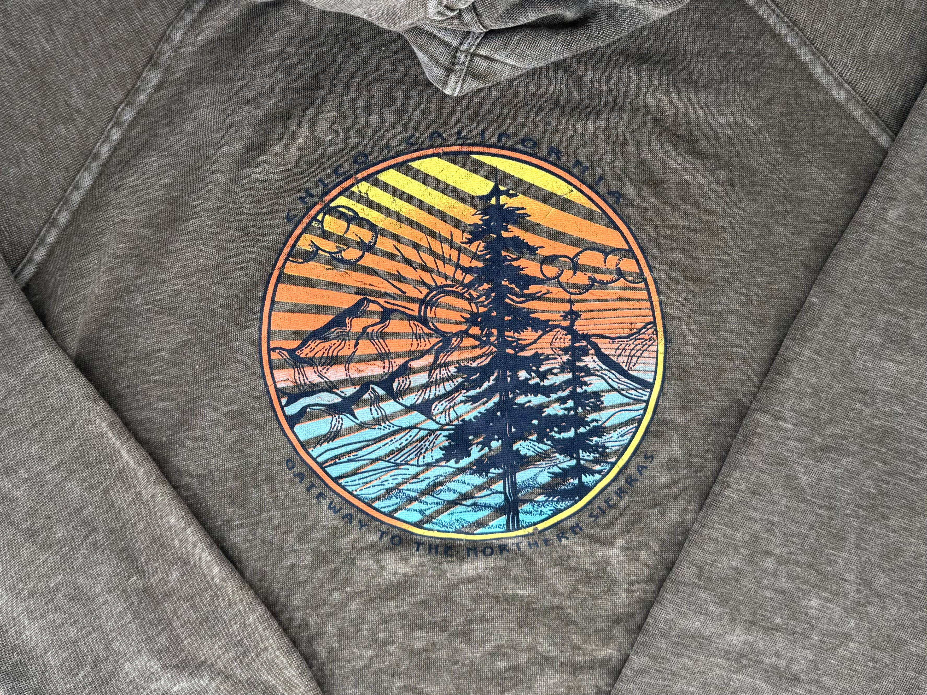 Pickled Mountain Chico - Womens Hooded Sweatshirt