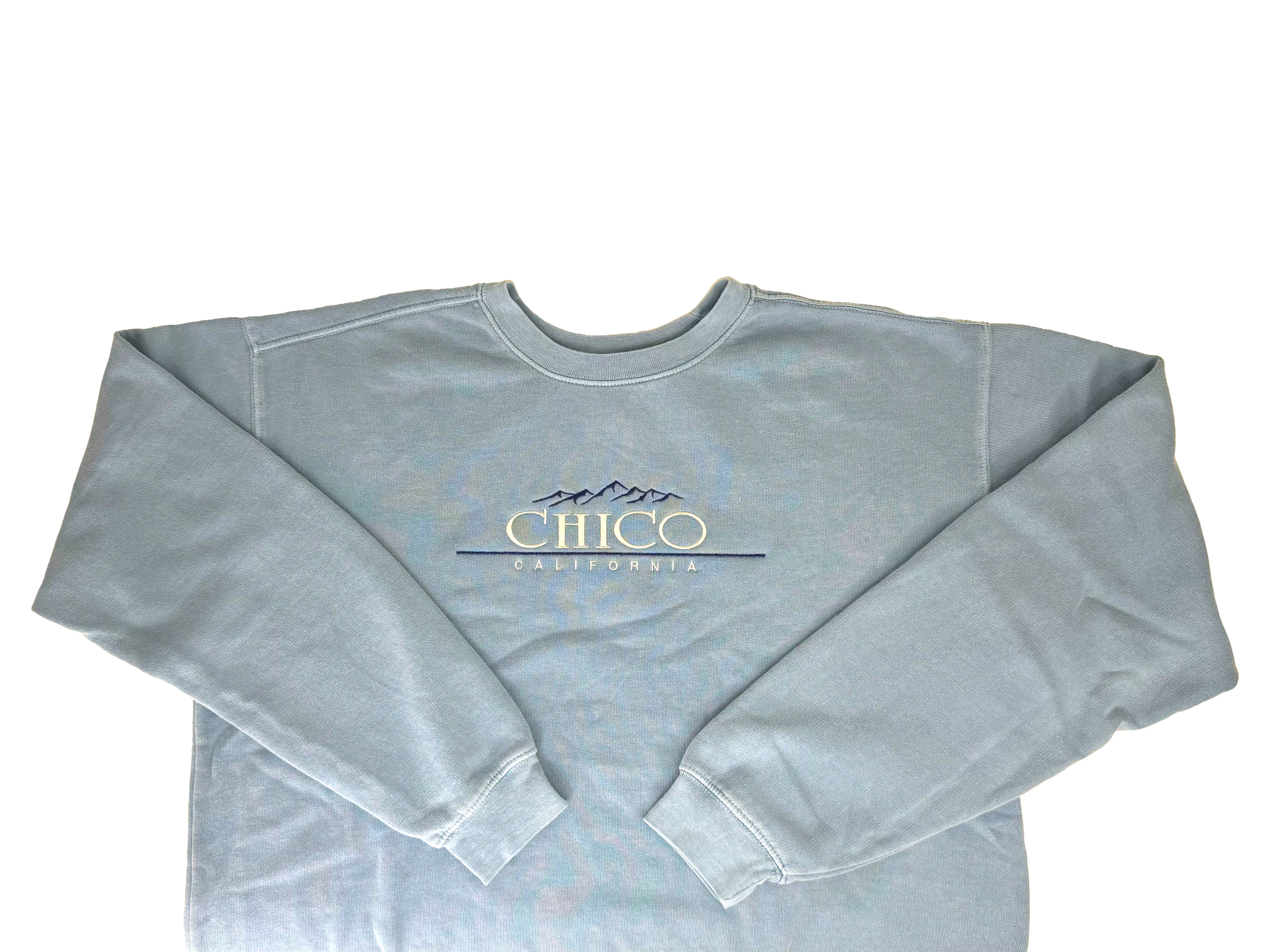 Classic Font Mountian Crew Neck Chico Sweatshirt