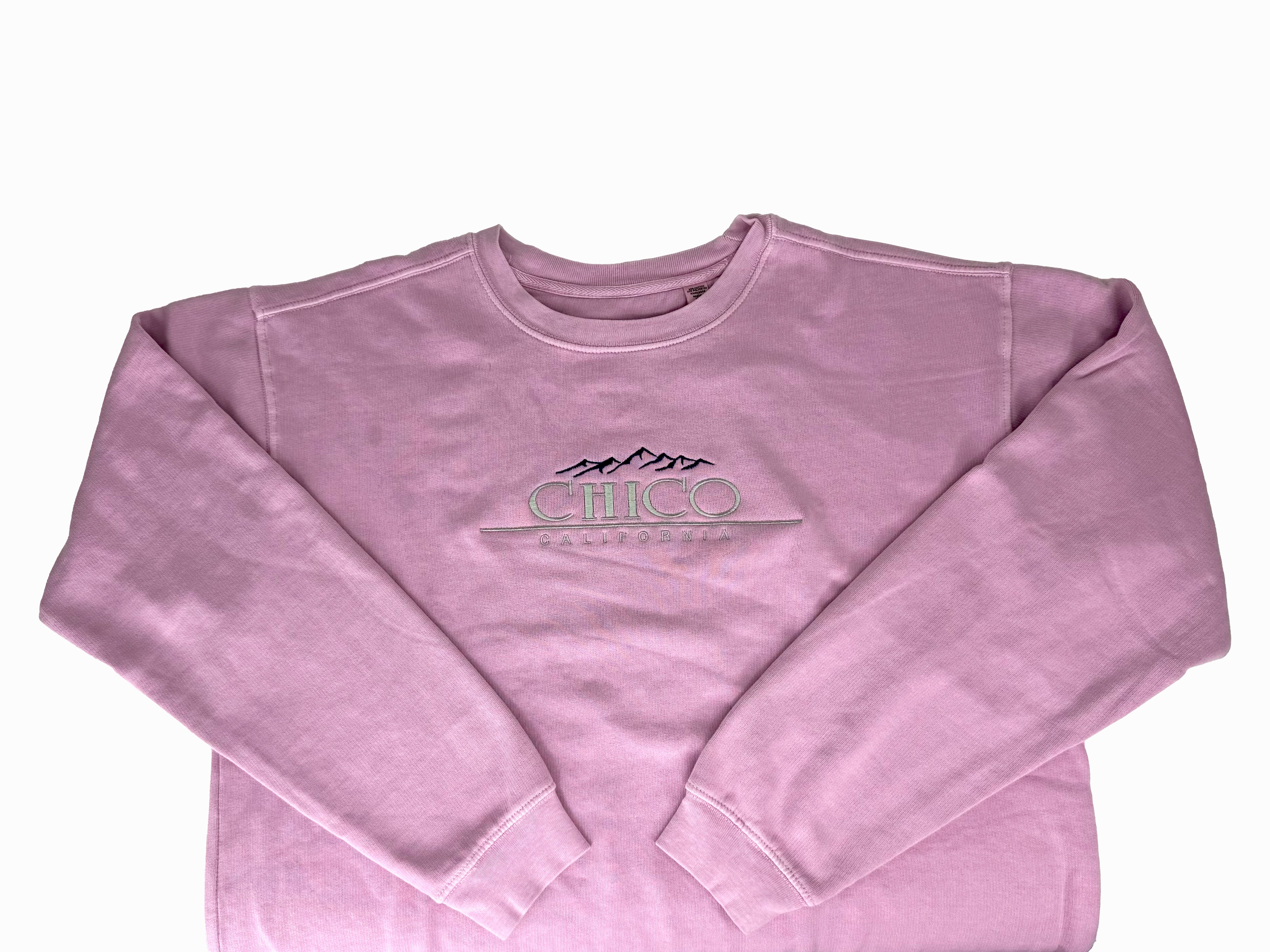 Classic Font Mountian Crew Neck Chico Sweatshirt