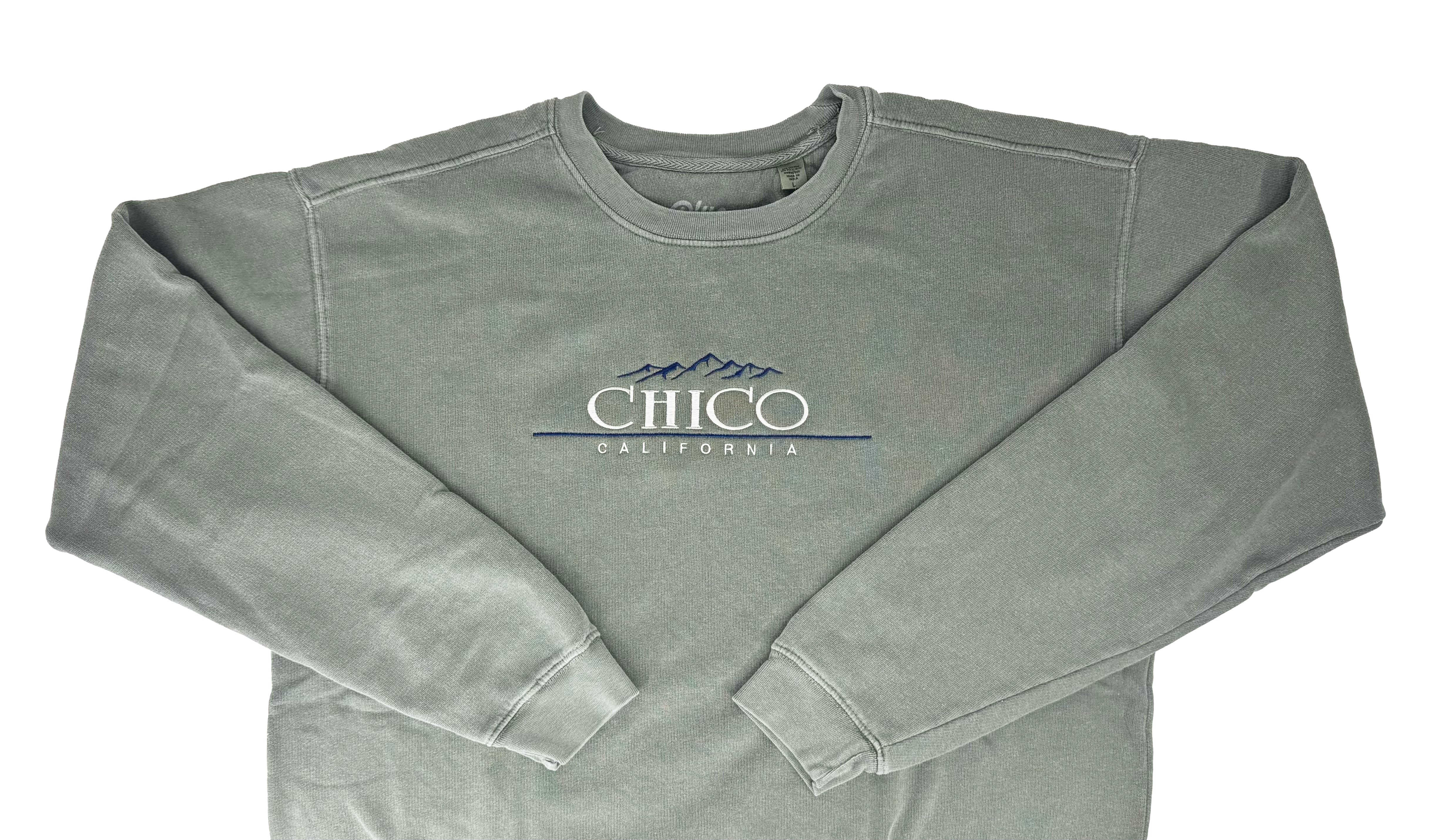 Classic Font Mountian Crew Neck Chico Sweatshirt