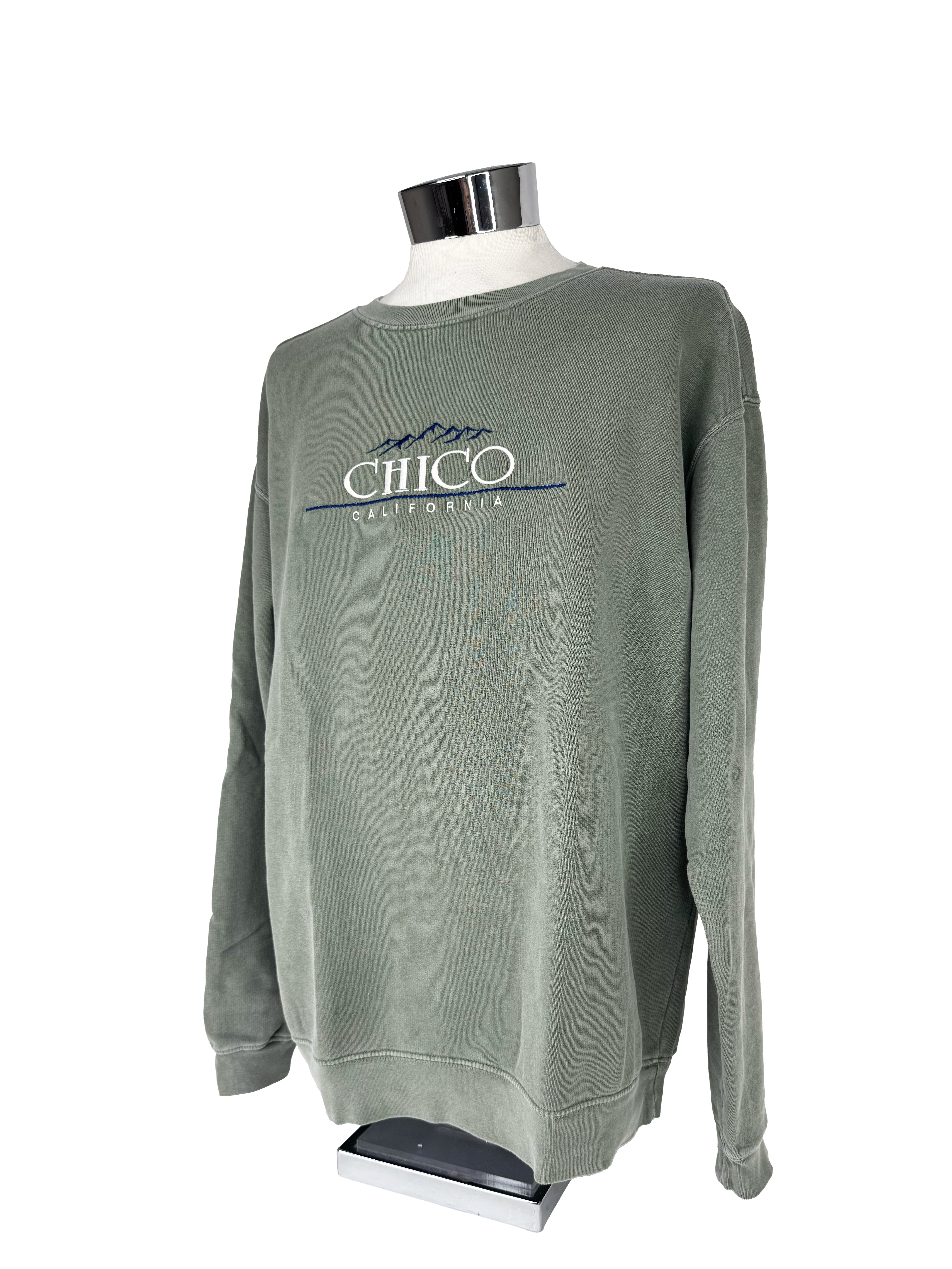 Classic Font Mountian Crew Neck Chico Sweatshirt Willow S 72264767