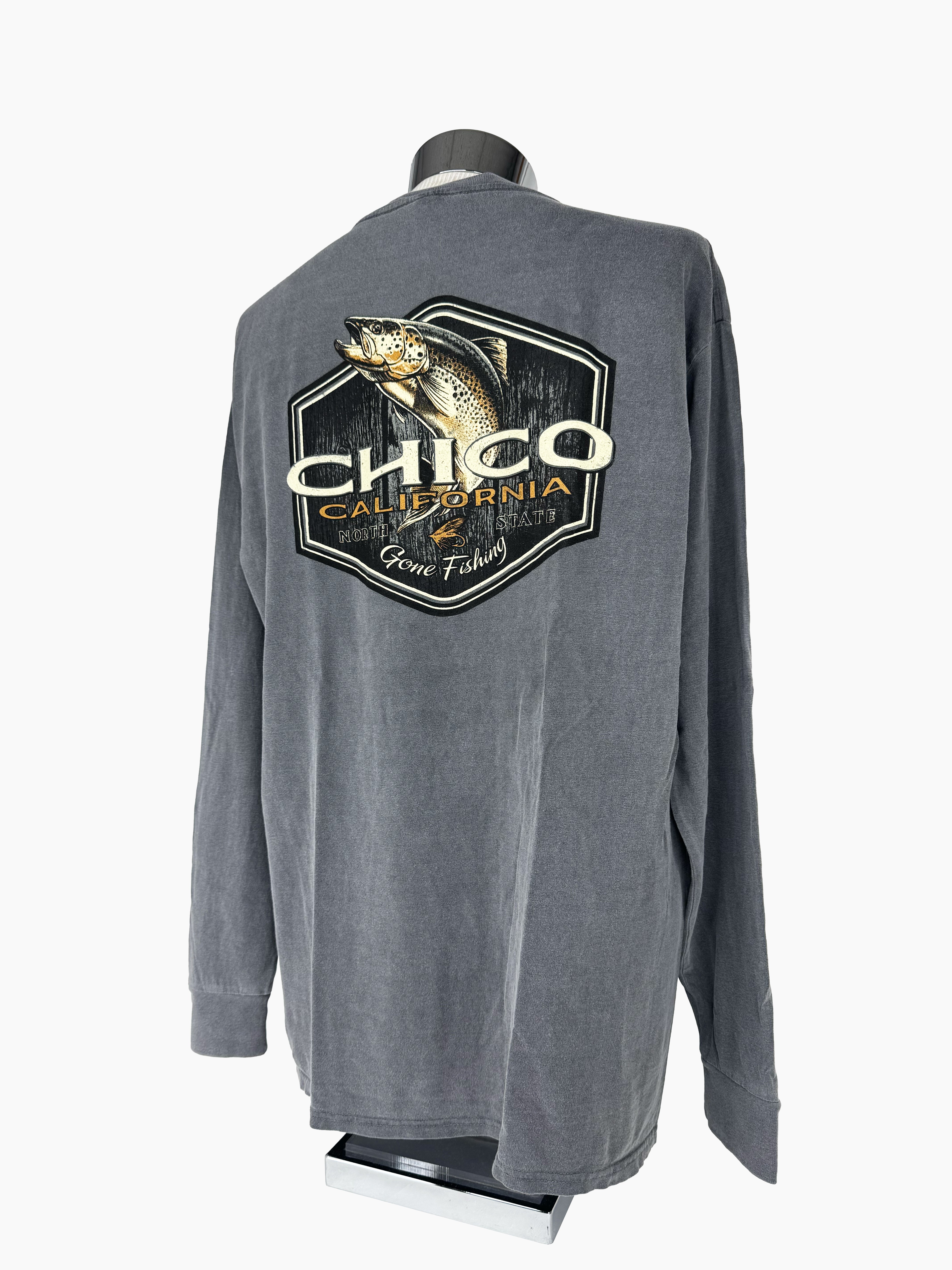 Sureness Trout Long Sleeve Chico T-Shirt - Black Black S 79742527