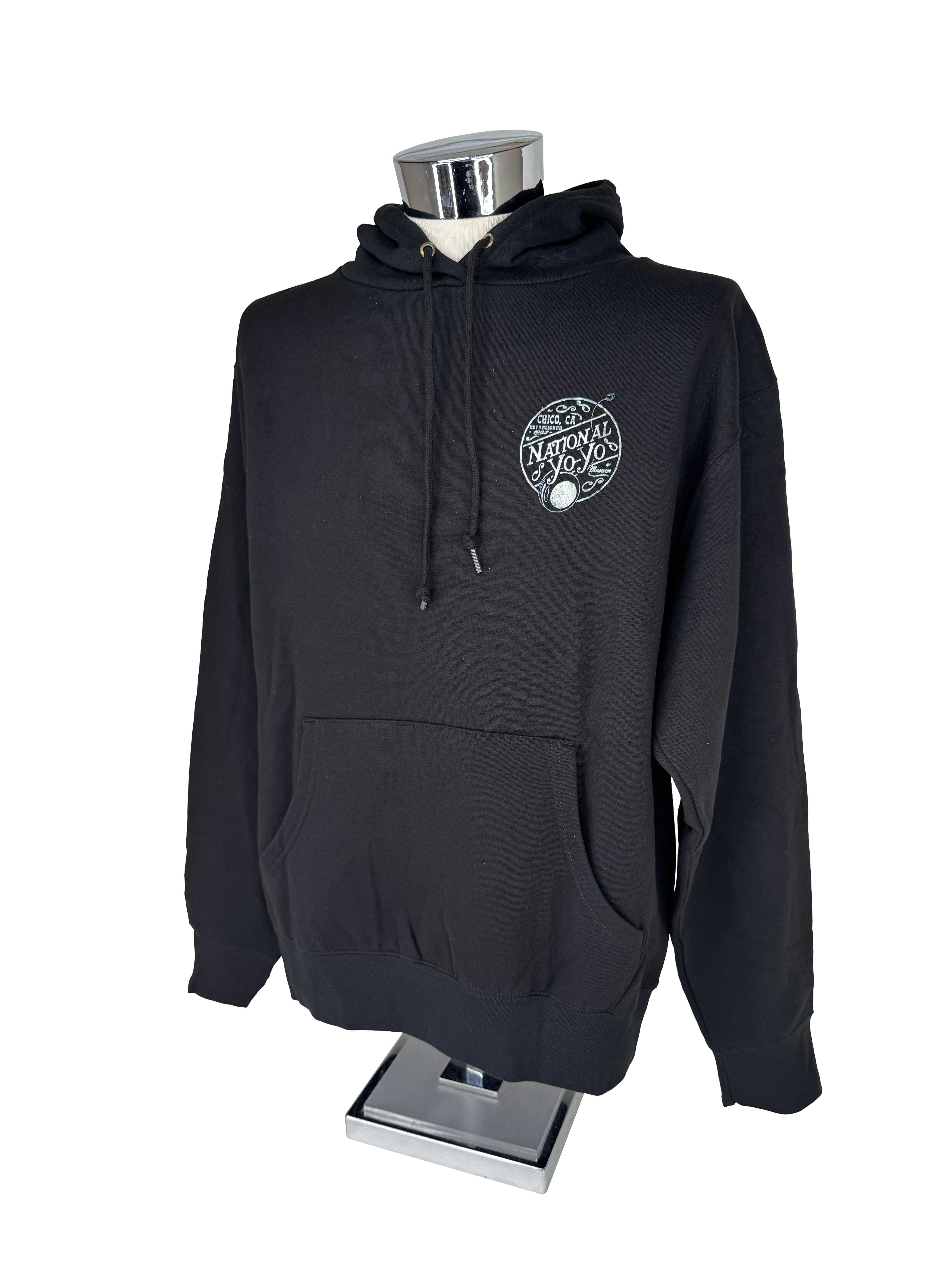 LAKESHIRTS Black National Yo-Yo Museum Hooded Chico Sweatshirt BLACK S 3259183.1