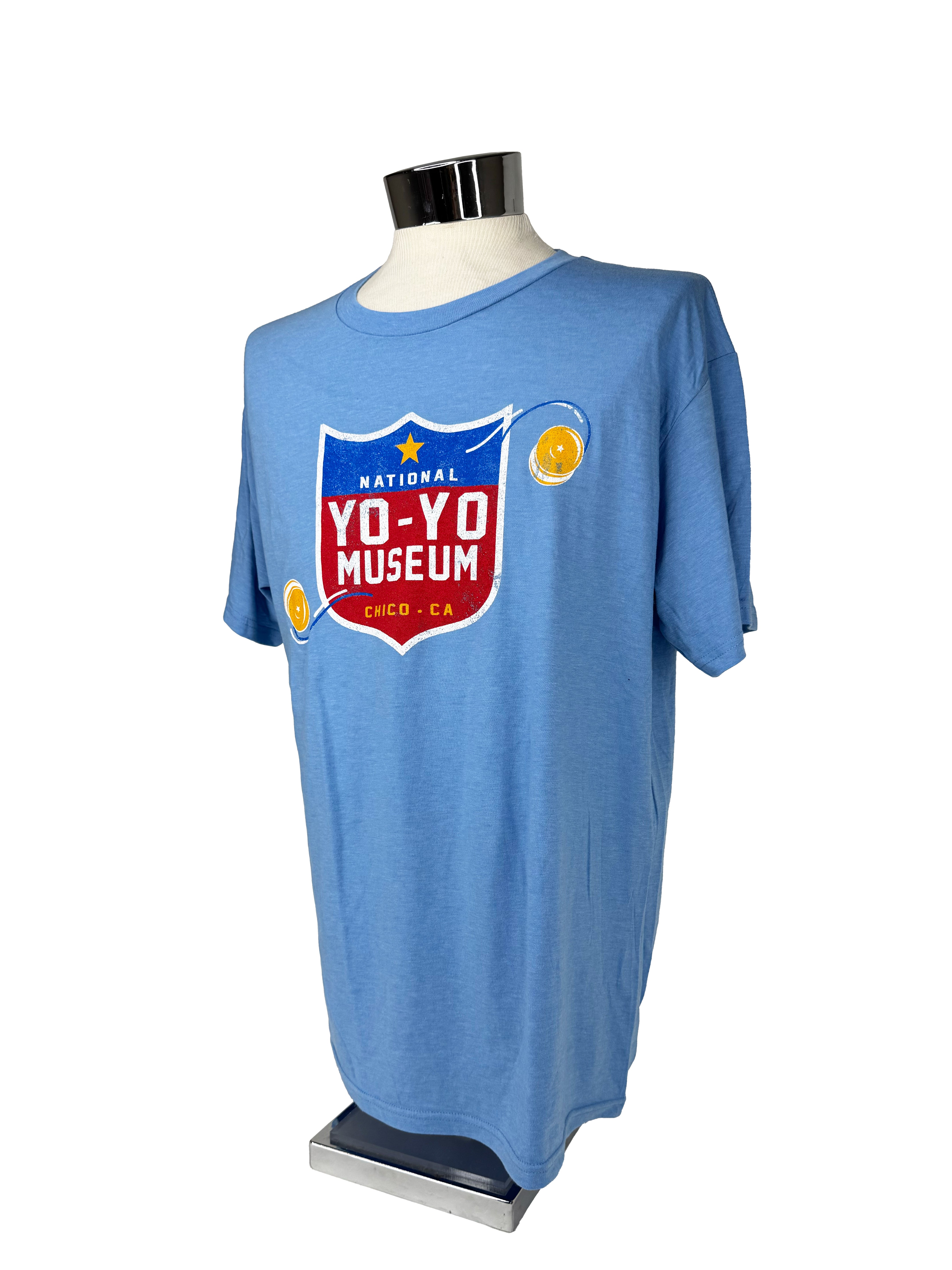 LAKESHIRTS National Yo-Yo Museum Shield T-Shirt HiLight Blue S 3290228.1