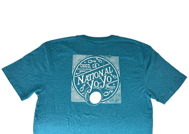 LAKESHIRTS Dark Teal National Yo-Yo Museum Chico T-Shirt