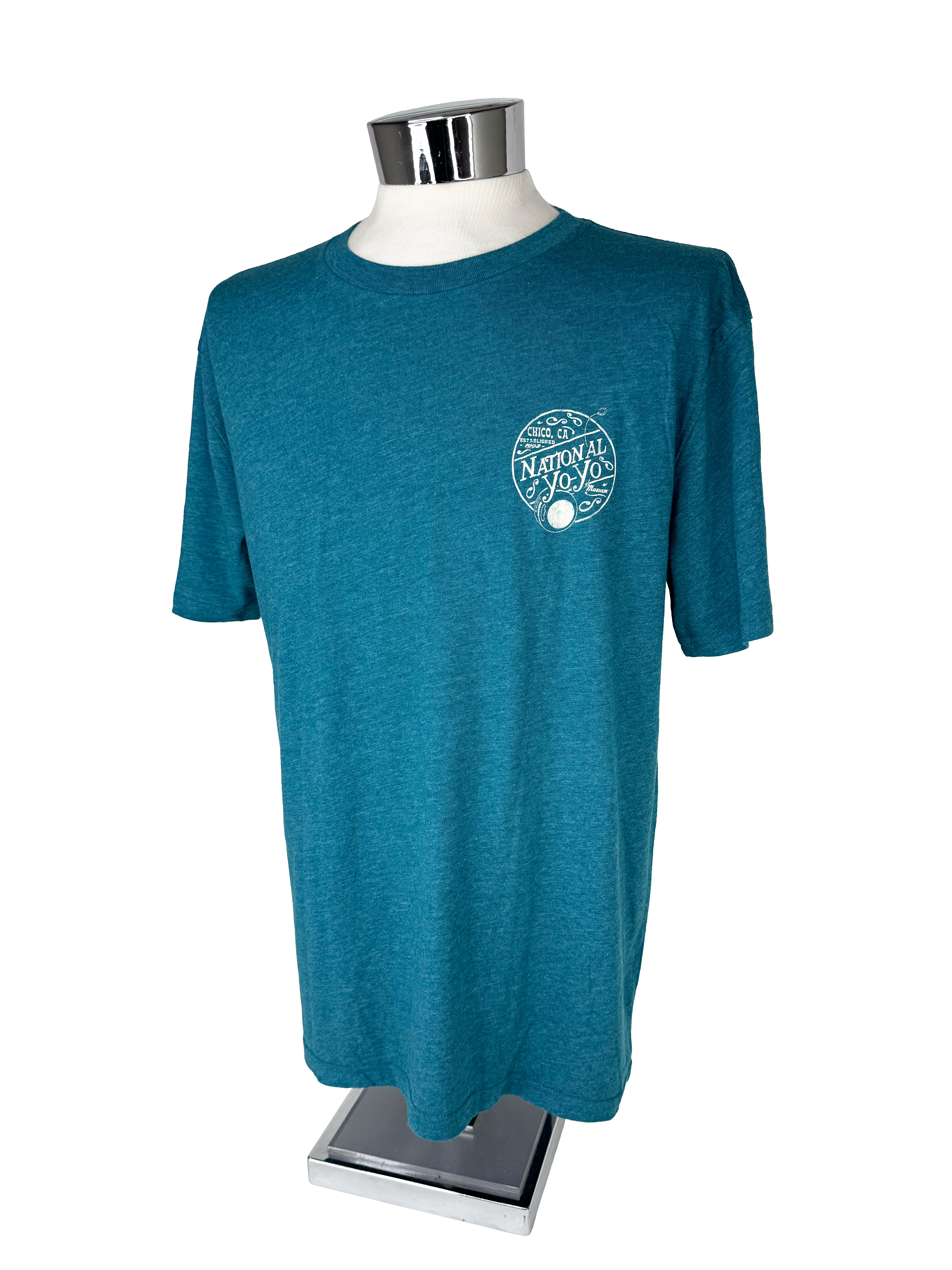 LAKESHIRTS Dark Teal National Yo-Yo Museum Chico T-Shirt Dark Teal S 3259182.1