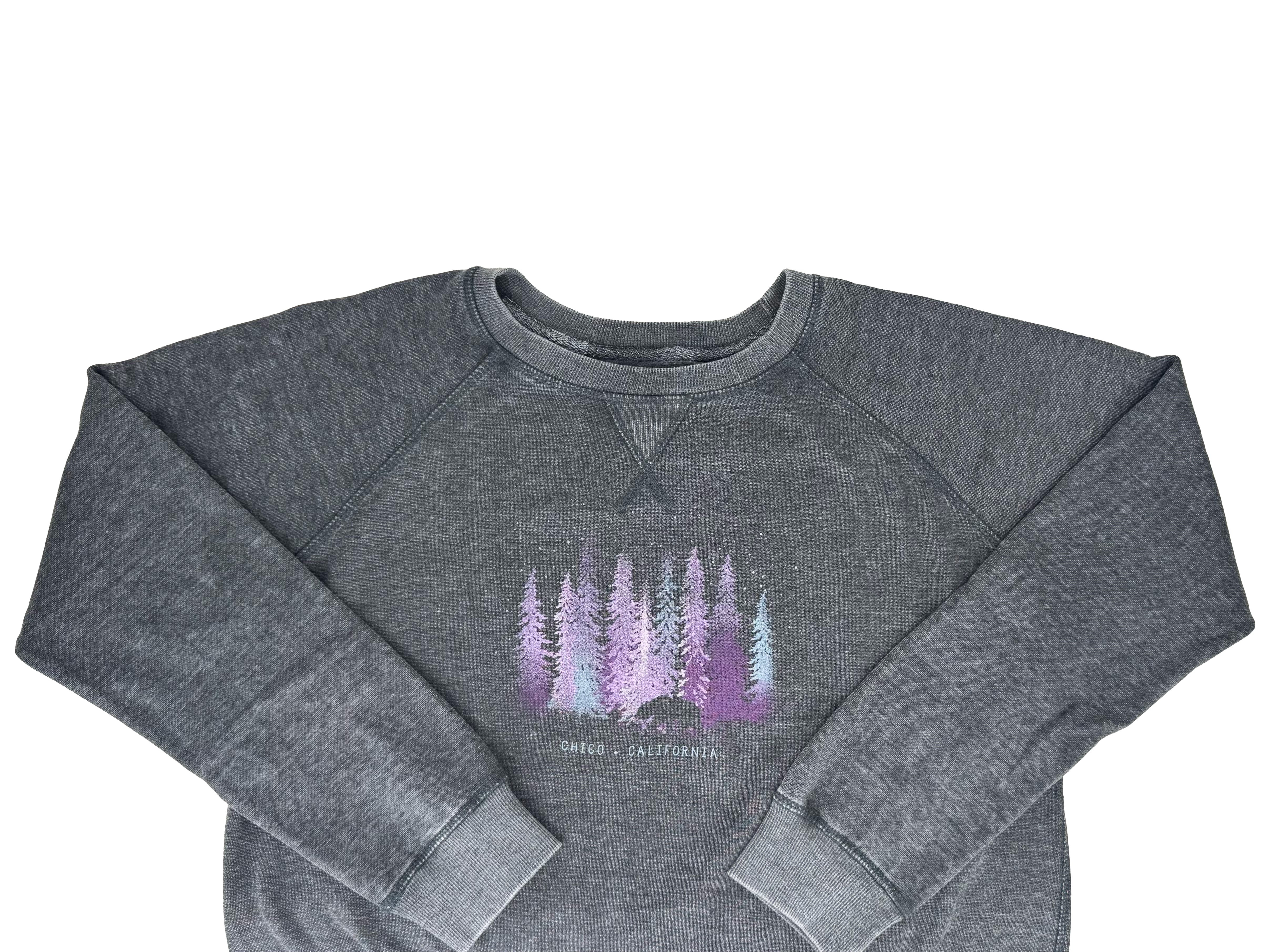 Plain Sight Chico Pines - Womens Crew Sweatshirt