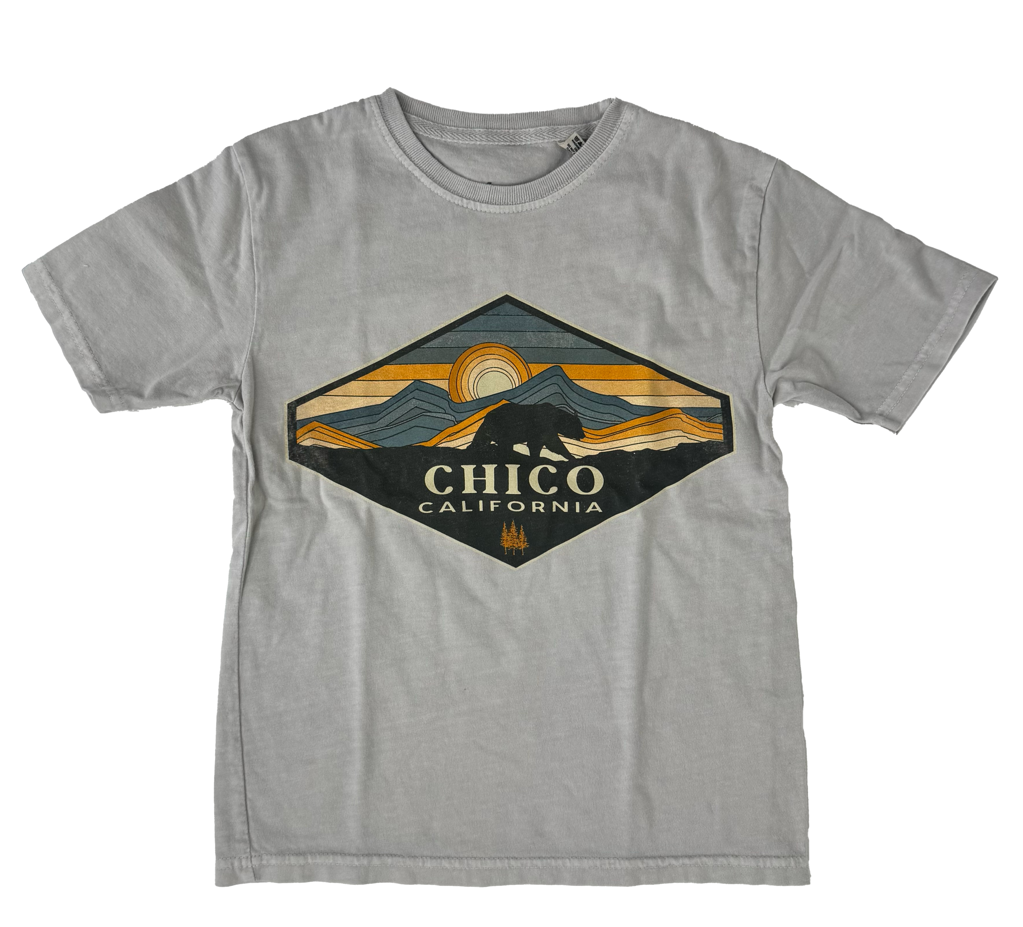 Night Owl Grizzly 100% Cotton Kids T-Shirt Cement XS 05587007