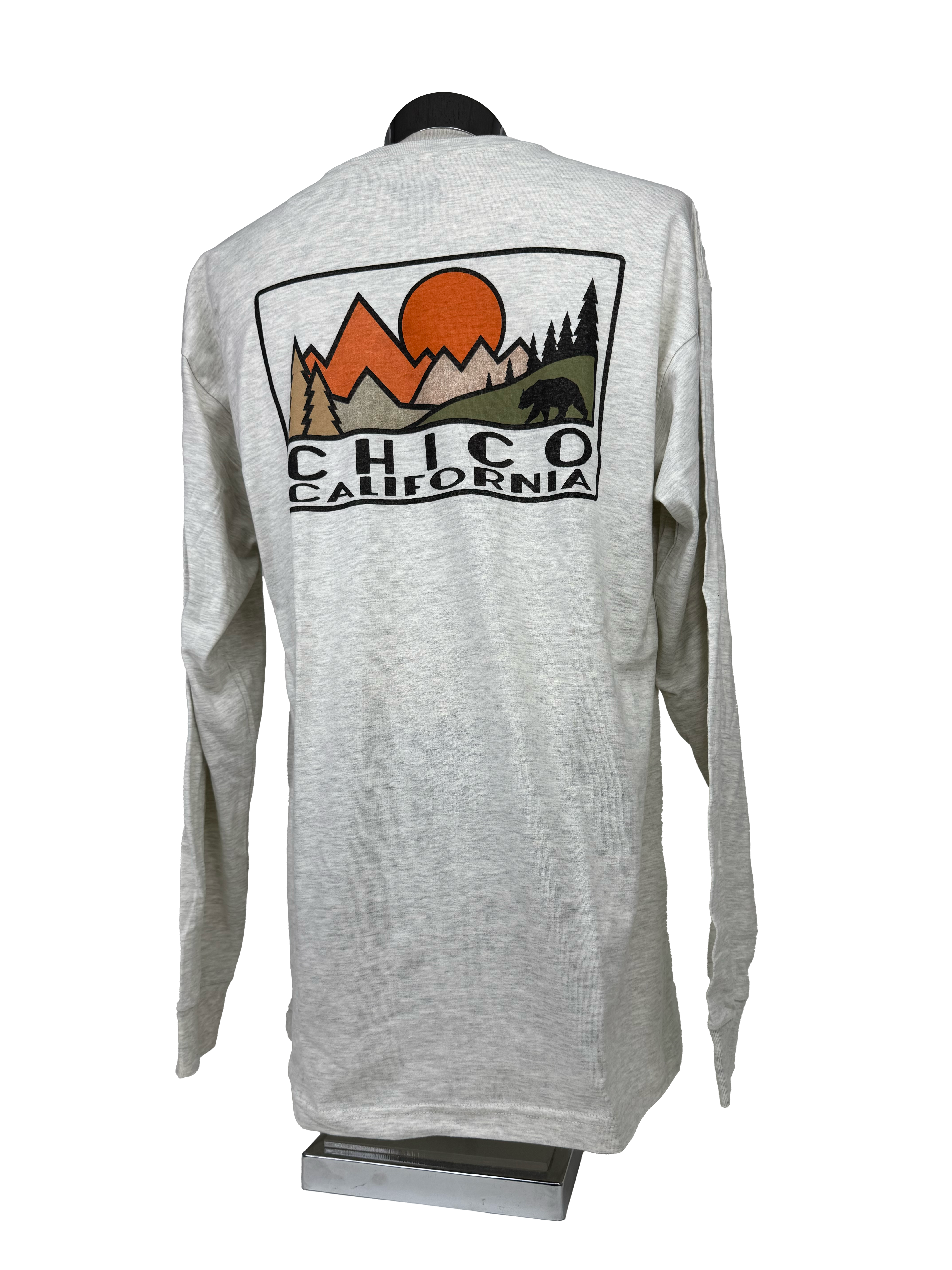 Bristle Mountain Long Sleeve Chico T-Shirt Oatmeal Heather S 54752575