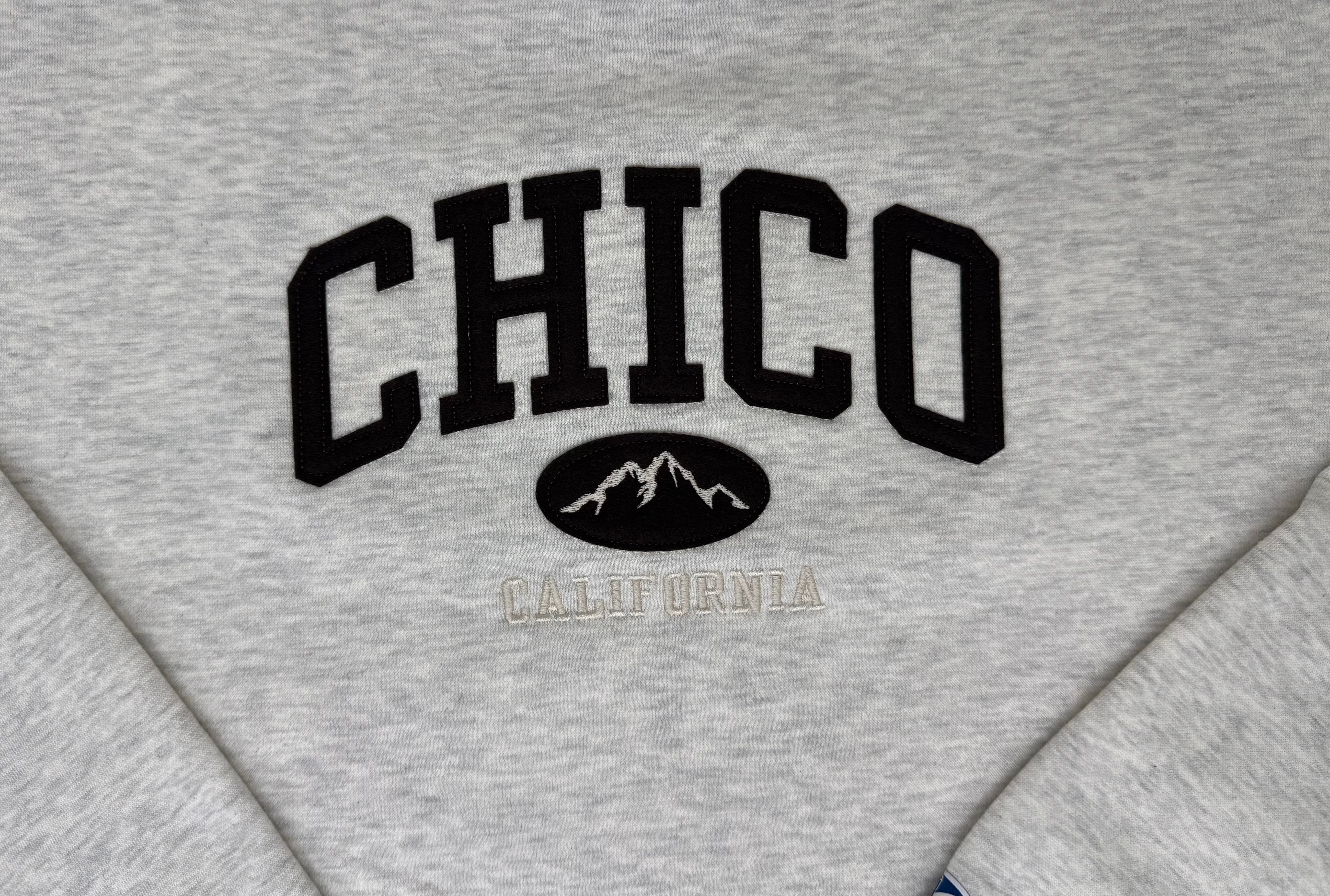 DadPack Mountain Appliqué Chico Crew Neck Sweatshirt